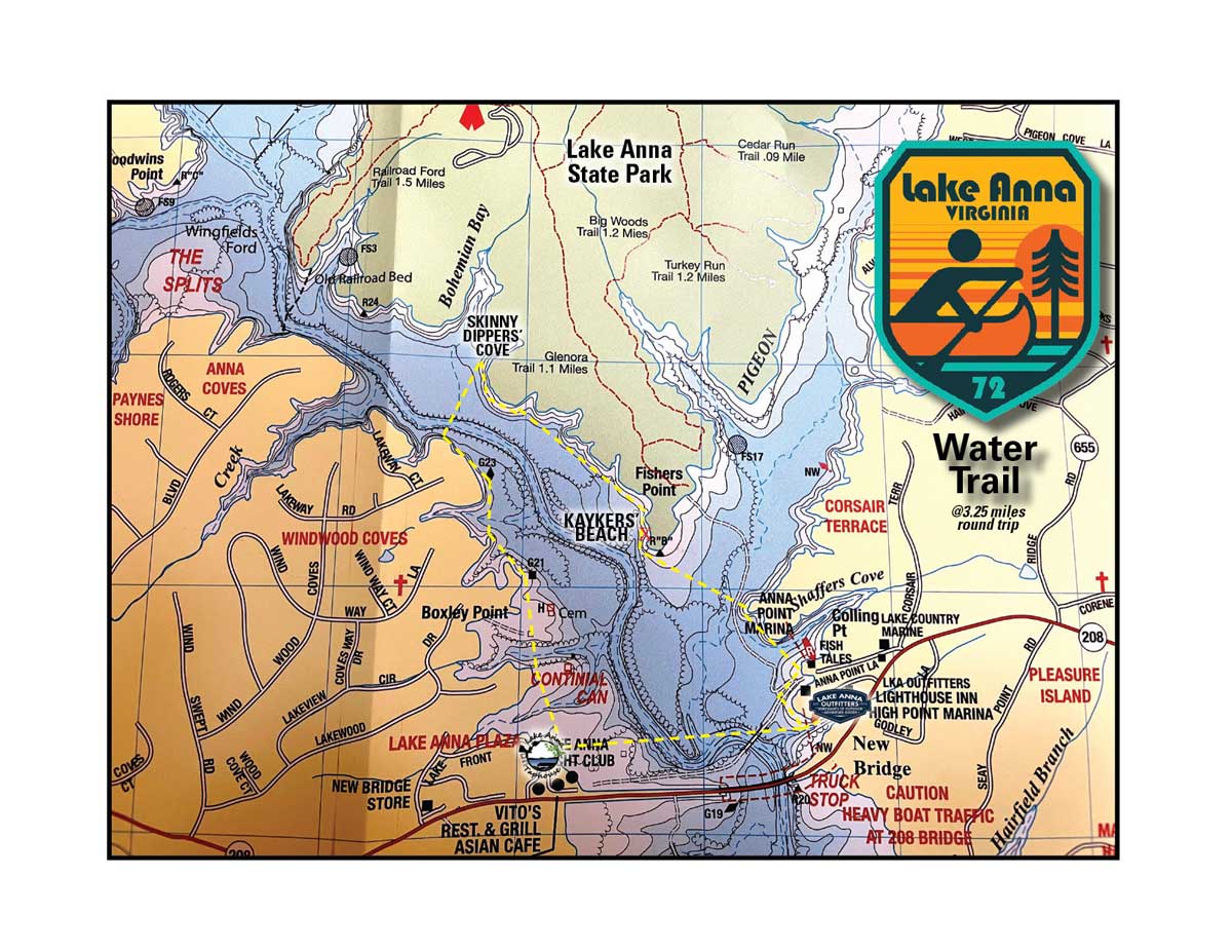 Lake Anna Trail Map